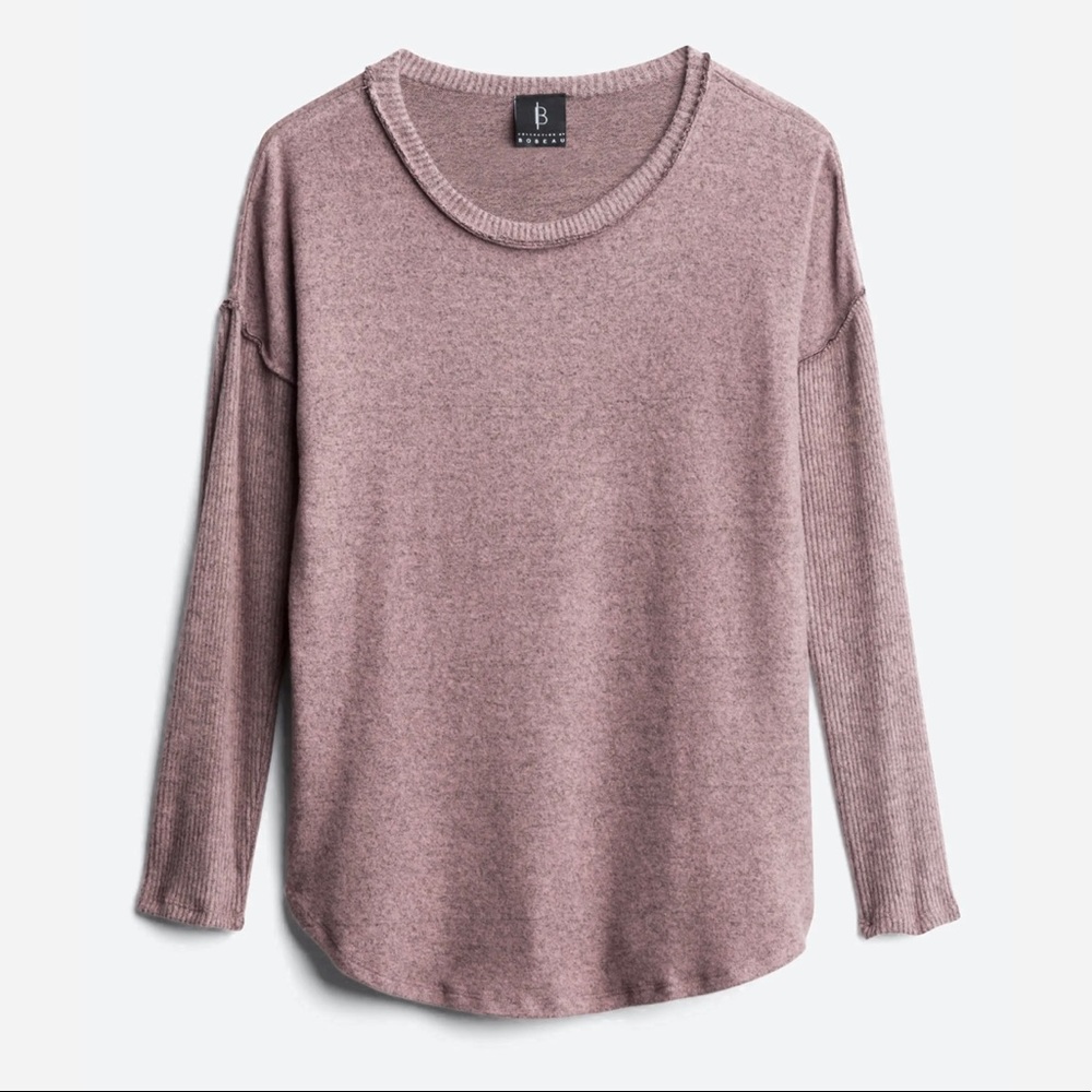 Purple sweater shirt